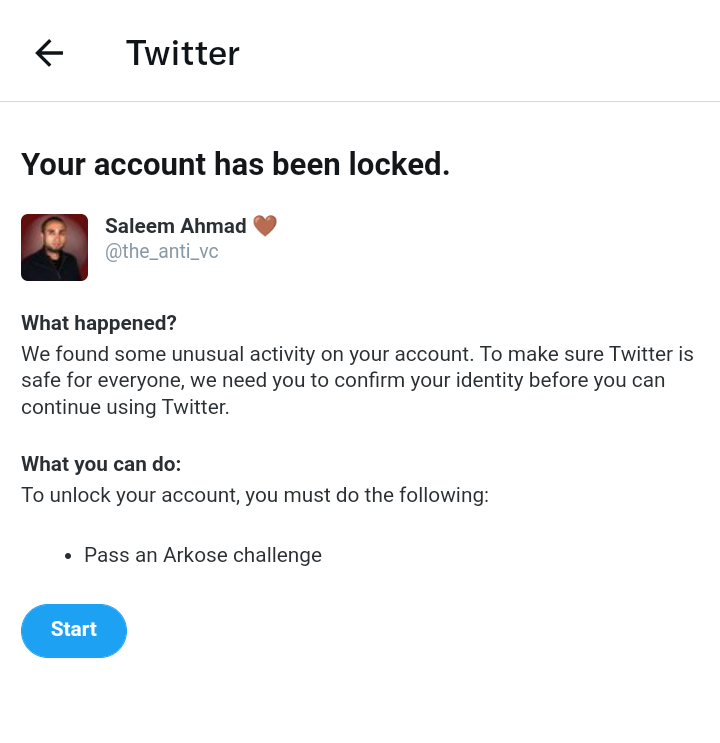 the_anti_vc's tweet photo. If your cold DM openers don't result in your account being locked, you need to #twitterharder https://t.co/GOSUKoucV2