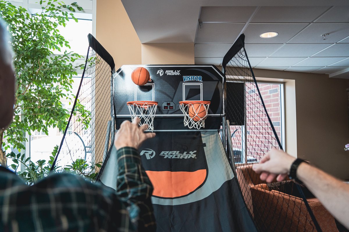 EpiscopalHomes's tweet photo. It's all fun and games over here 😉 🏀 https://t.co/PEG8dA7PyW