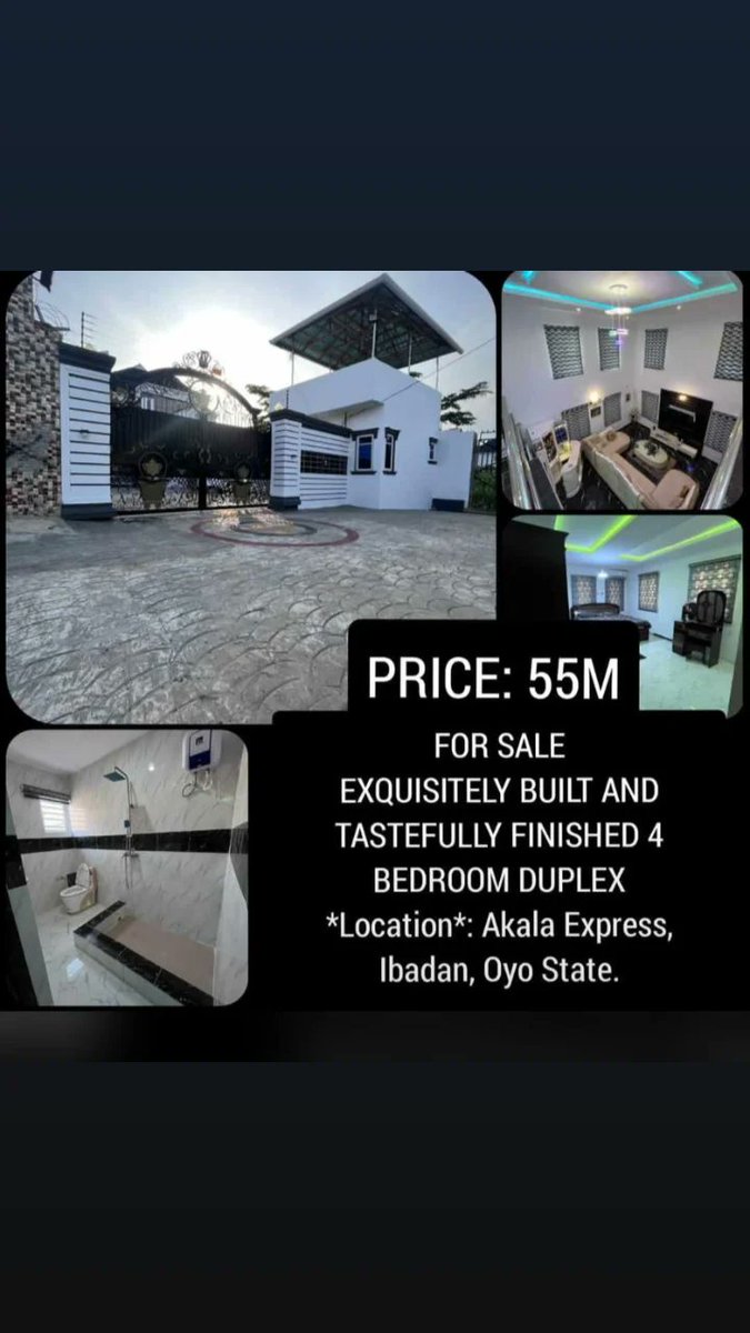 #realtor #ibadanproperties #IbadanRealEstateConsultant #ibadanrealestate #ibadanland #ibadanhouses #houses #land #explore #nigeriansindiaspora #investment #smartinvestment #idan #akalaexpress #houseforsaleatakalaexpress