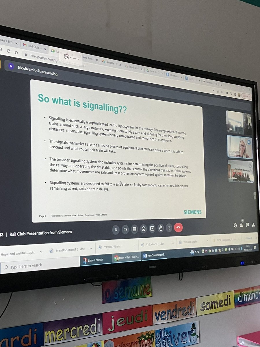 NCEAChaplain's tweet photo. Thank you to Nicola Smith of @SiemensMobility #NorthumberlandLine #Signals for talking to @DukesNCEAT @NCEA_Sixth_Form #RailClub #Engineering #ProjectManagement https://t.co/jjEFwBW05L