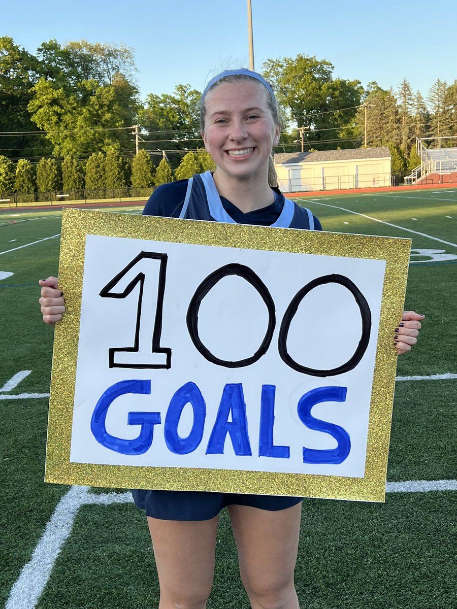 Congratulations Abby on your 100th Varsity goal for Middletown High School Girls Lacrosse! <a href="/MHSBlueDragons/">Middletown Athletics</a> <a href="/bluedragons_mhs/">MHS Blue Dragons Booster Club</a> <a href="/ciacsports/">CIAC Sports</a> #ctglax