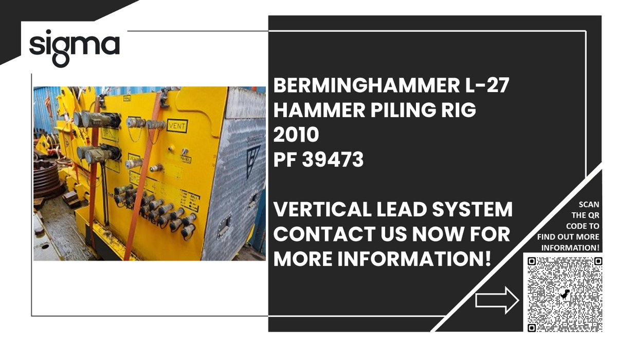 sigmaplant's tweet photo. THE BEST VALUE MACHINERY THIS WEEK! CHECK IT OUT NOW:
https://t.co/YBHBcrcuUp
CONTACT US:
T: +44 (0) 1642 206100
E: sales@sigmaplantfinder.com
#machines #machinery #piling #drilling #sales #machinerysales #desco #minipiling #anchoringrig #berminghammer #hammerpiling #comacchio https://t.co/TZOn0817XB