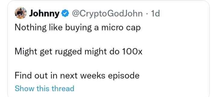 1CryptoGoddJohn's tweet photo. I got rugged 🤝 https://t.co/aeNr9Ydmt6