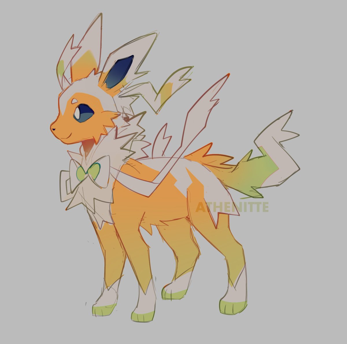 jolteon and sylveon fusion for funsies