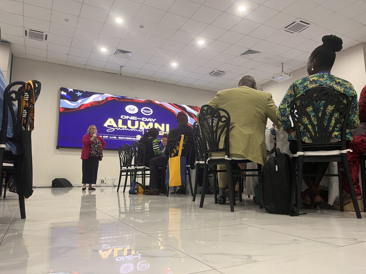 MansurIB007's tweet photo. At a one-day Alumni Summit in Lagos hosted by the @USinNigeria
Theme: "Empowering Change Makers: Leveraging Alumni Networks for Impactful Strategies
#USGExchangeAlumniSummit2023 #IVLPAlumni https://t.co/vLlLzyT8QZ