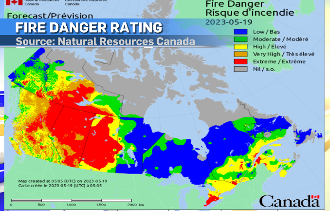 GinaCTV's tweet image. Friendly reminder as we head into the #MayLong weekend that the fire danger rating remains extreme for most of Alberta with many fire bans in place.  #yyc @CTVMorningYYC