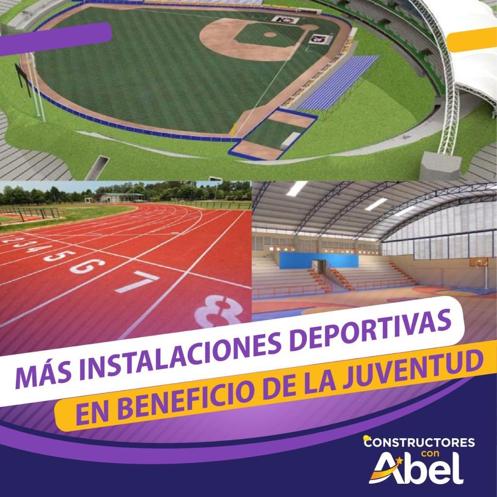 ConstruAbel28's tweet photo. ⁦⁦@AbelMartinezD⁩ sabe el importantísimo rol que juegan las instalaciones deportivas, en el desarrollo mental y físico de todos los jovenes. Por eso en su gobierno, no quedará ninguna provincia, municipio ni distrito, sin sus modernas instalaciones deportivas.

#Abel24✌️ https://t.co/UOV0CtbAXL