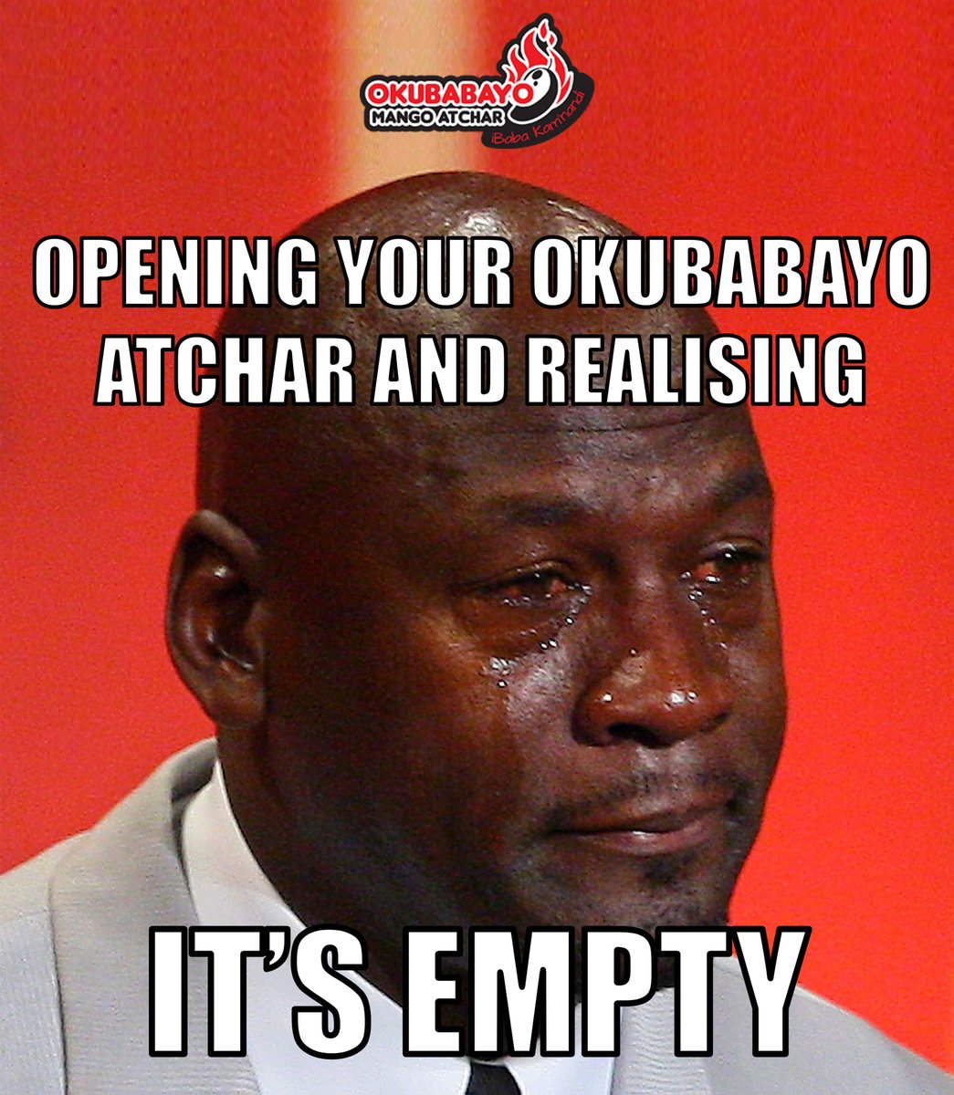 okubabayo's tweet photo. Don't be this guy. Order your Atchar TODAY!🌶️🔥

☎: +27 10 312 5004
📧: info@okubabayo.co.za
🌏: https://t.co/bbM4jzQUHI
🏡: Unit 17 Nicholls Park, 19 Nicholls Street, Chamdor, South Africa, 1754

#AtcharGuys #Mango #Atchar #goodfood #spicy #chilli #fridayfun #memeoftheday https://t.co/eGqltHgzzY