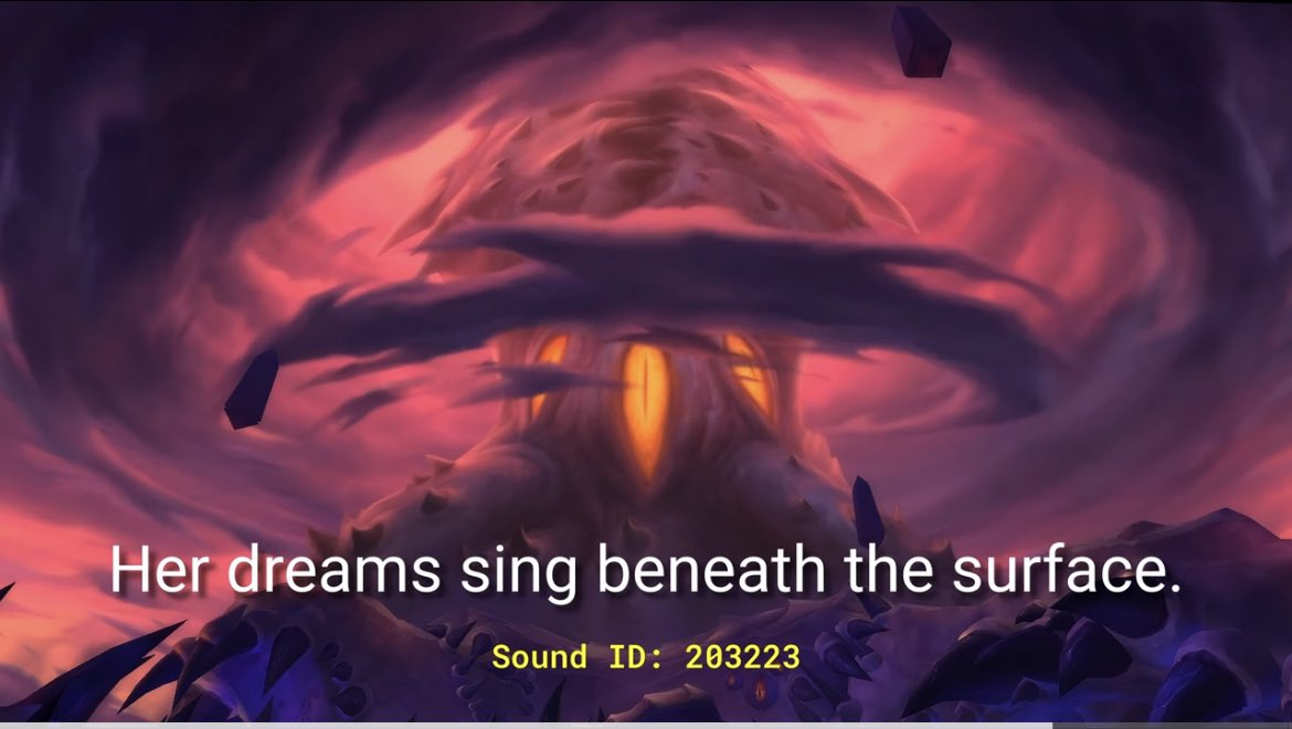 ryanalxander91's tweet photo. This is the only one still stumping me. Is it Azeroth? Adamanthia? Ysera? Someone/thing we haven’t met? #dragonflight #nzoth 5/5 https://t.co/gAe355glfa