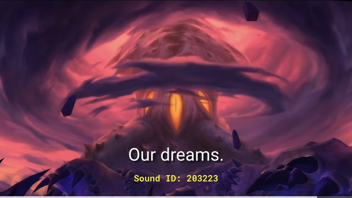 ryanalxander91's tweet photo. This is the only one still stumping me. Is it Azeroth? Adamanthia? Ysera? Someone/thing we haven’t met? #dragonflight #nzoth 5/5 https://t.co/gAe355glfa