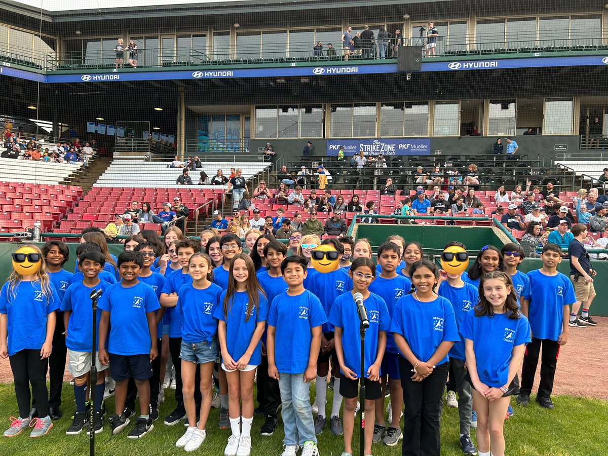 Graham Elementary School (@grahamelem204) on Twitter photo The <a href="/GrahamElem204/">Graham Elementary School</a> chorus were honored to lead the <a href="/KCCougars/">Kane County Cougars</a> in the National Anthem before last nights game. Great job #grahamchorus #grahamfalcons <a href="/plaskotamusic/">Melissa Plaskota</a> The <a href="/GrahamElem204/">Graham Elementary School</a> chorus were honored to lead the <a href="/KCCougars/">Kane County Cougars</a> in the National Anthem before last nights game. Great job #grahamchorus #grahamfalcons <a href="/plaskotamusic/">Melissa Plaskota</a>