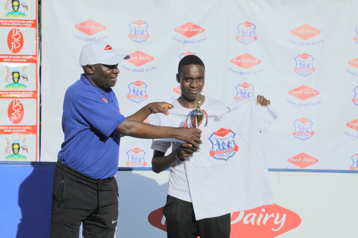 Freshdairyug's tweet photo. ๐Here is the MVP- #FreshDairyGames Boys Table Tennis. Congratulations Batanda Shafiq from Ubuntu Hill School. We are proud of each and every one of you that took part.We delight in sports,Health and co-curricular activities. #DrinkMilk4GoodHealth #1YoghurtADay #AlwaysRefreshed https://t.co/rAZtGURrxy