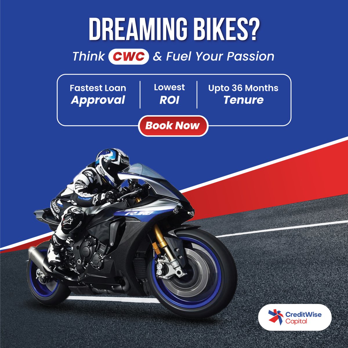 creditwisecap's tweet photo. Experience the fulfillment of your dreams as CreditWiseCapital paves the way for your long-awaited reality - your very own Dream Bike.🛵

#CreditWiseCapital #DreamWithCreditWise #TwoWheeler #TwoWheelerLaon #Finance https://t.co/tAPeNytjR0