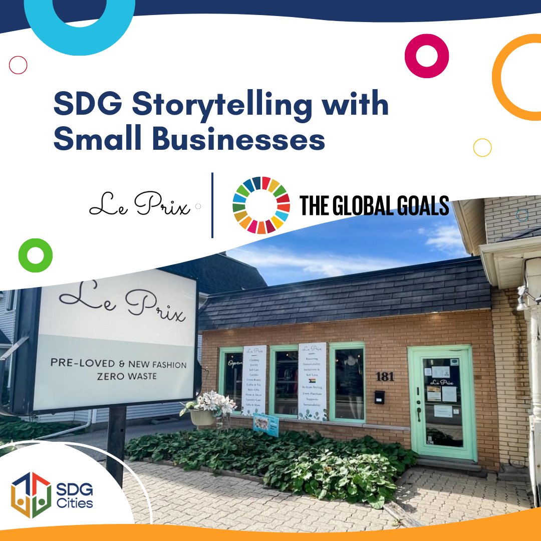 Discover @RobynLePrix's journey of sustainable fashion as the founder of Le Prix! Le Prix merges fashion with sustainability to build a better world aligned with the Sustainable Development Goals (SDGs). Learn more about Le Prix at sdgcities.ca/2023/05/16/cul… @SmallBizWRSBC