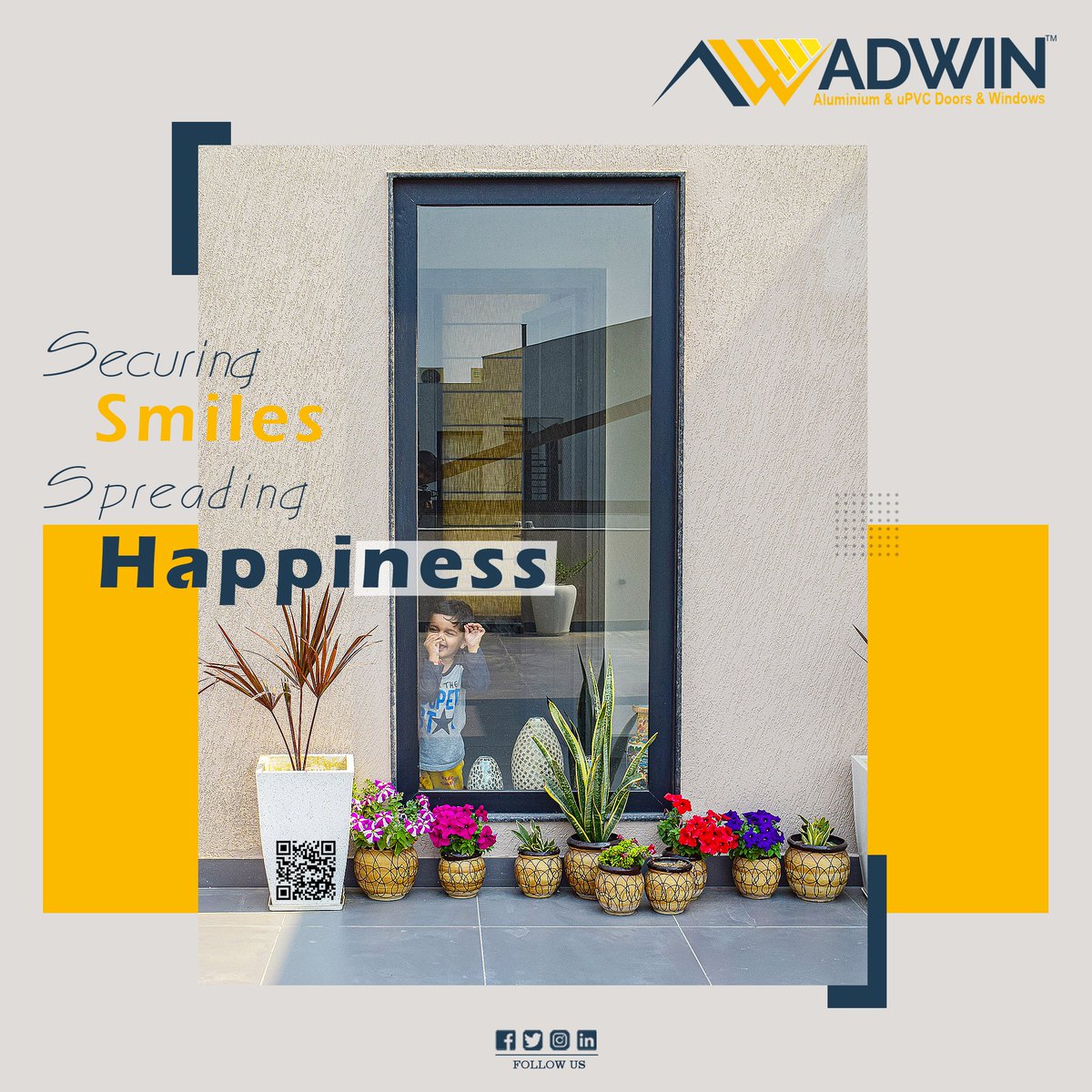 AdwinSytmWindow's tweet photo. Securing smiles and spreading happiness with cutting edge modern fenestration systems.

Phone: +91 9810147630
Website: https://t.co/qc86YXCJbA

#fenestration #Aluminiumwindows #slidingdoors #Adwin https://t.co/rCq7XTIxat