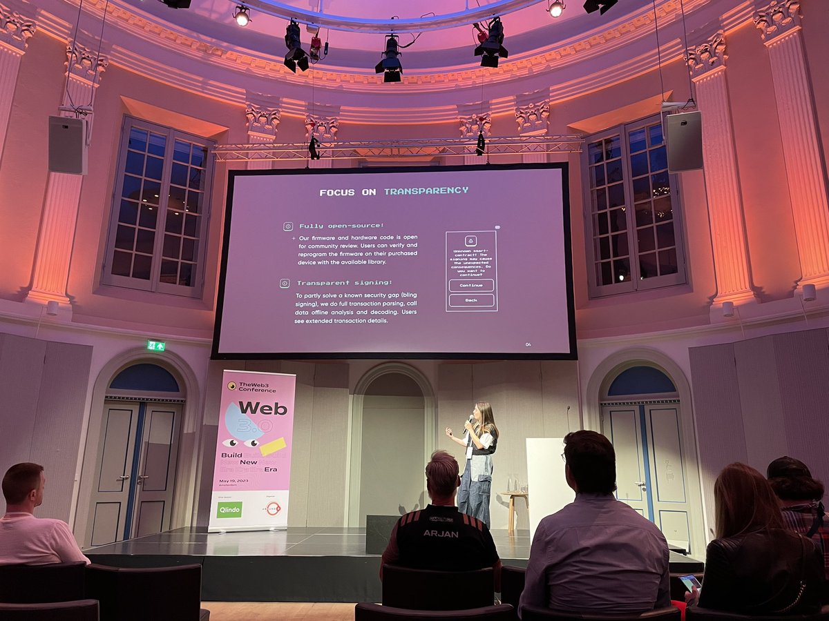 Just now we have listened to 7 great startups pitches:

<a href="/trueblocks/">TrueBlocks, LLC 🌱</a> 
Rail
Ping
Tribal.market
Tide
<a href="/AIDONIC1/">AIDONIC</a> 
<a href="/1inch/">1inch</a>  hardware wallet

And we hope they will get funding and implement their ideas very soon 🚀
Web3 needs you! 💜