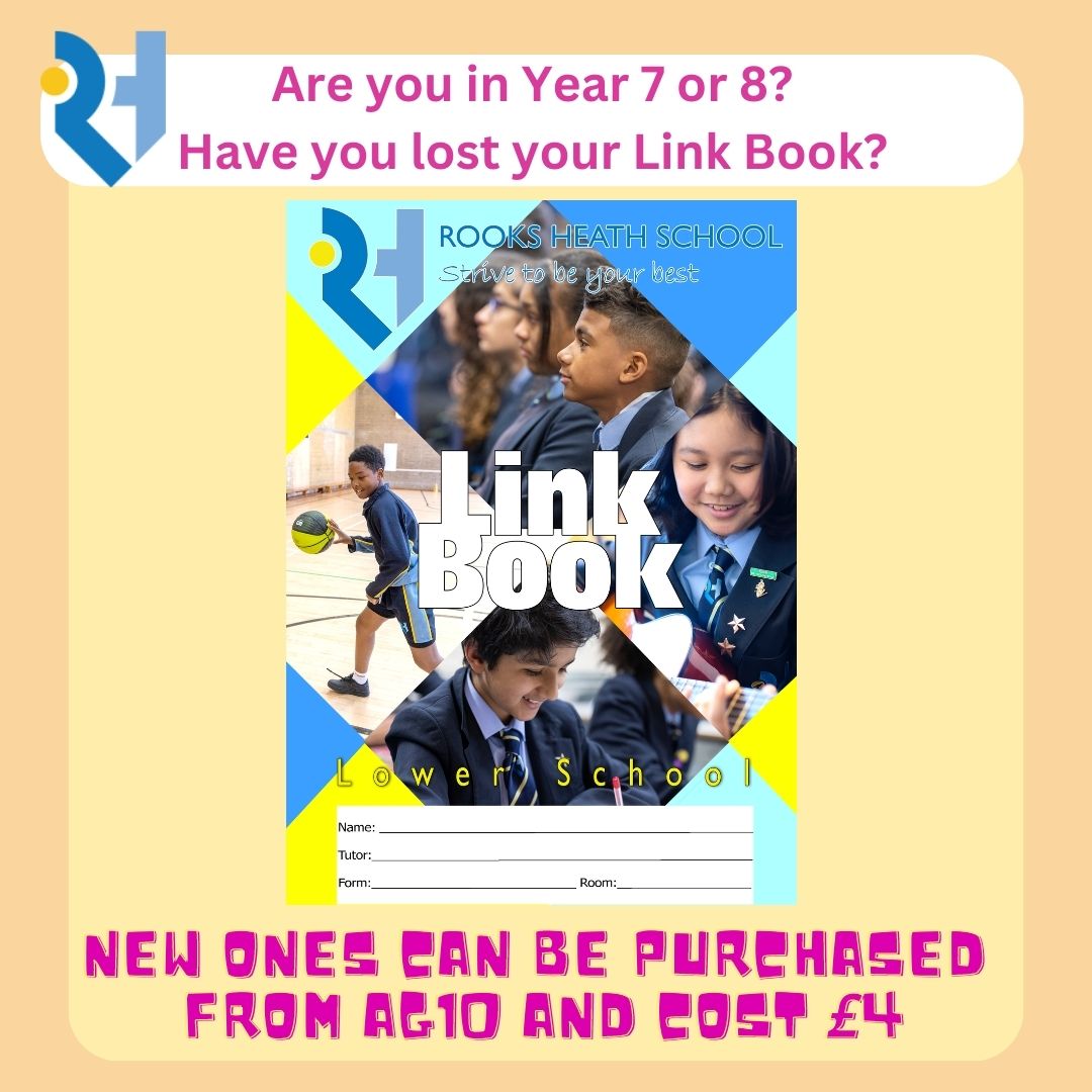 RooksHeath's tweet image. Lower School Link Books are now available!

#rooksheathschool #linkbook #stayorganised #school