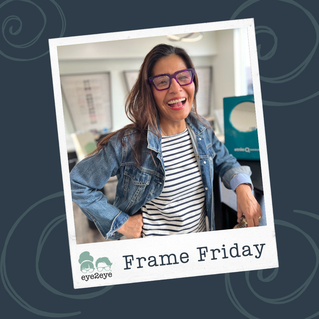 eye2eyeDelRay's tweet photo. It's #FrameFriday! Look how fabulous our customer looks in her new purple frames 😎 Whether you prefer a classic silhouette or bold frames, we have something for everyone at Eye2Eye. Find your perfect pair today! #framefriday #eyewearlove #eyeglasses https://t.co/LufpJgoJ53