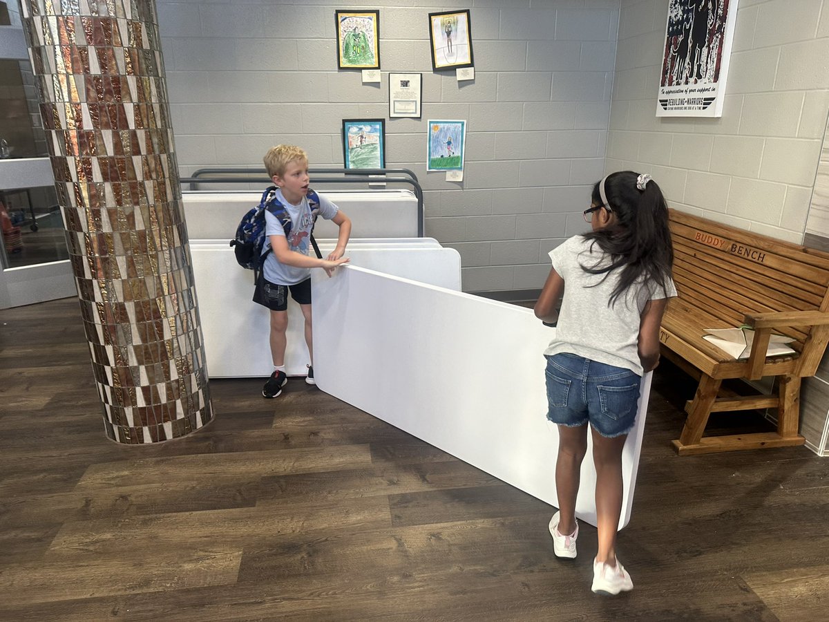 Our RITs (Rangers in Training) working extra hard this morning while the current Rangers are all dressed up for Manners Banquet! <a href="/NatalieW0913/">Natalie Waters</a> <a href="/Angela_bland1/">Angela Campbell Bland</a> <a href="/MrsGrauELT/">Isadora Grau, M. Ed.</a> #wearegroves