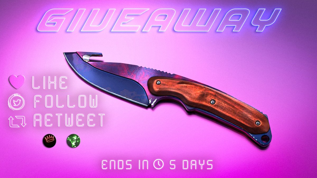 ⚠️ CSGO Knife Giveaway ($200) ⚠️

🔥 ★ Gut Knife | Doppler (Factory-New - Phase 1)

✅ Like the post
✅ Follow @Drepz_ & @austhedevil 
✅ Tag 1 friend (Optional - Extra entry!)

⏰ Ends in 5 days