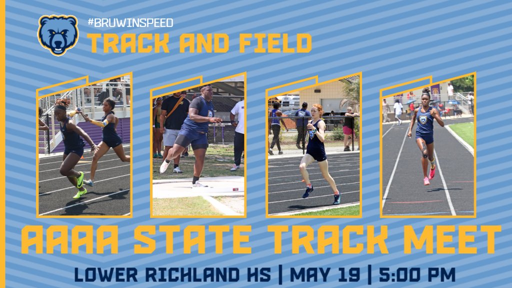 sfhathletics's tweet photo. #BruiWinSpeed Track and Field heads to Lower Richland High School today to compete in the AAAA State Track Meet!

Best of luck to all of our track and field athletes representing today!

#DPTB https://t.co/xiUvvPEaEY