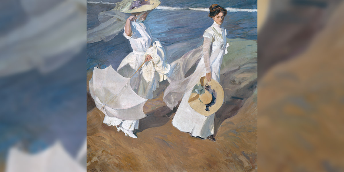 🗓️ "Sorolla door het licht" in het #PalacioReal in #Madrid tot 30 juni.

🖼️ Joaquín Sorolla Bastida. Paseo a orillas del mar, 1909. Óleo sobre lienzo. Museo Sorolla, nº inv. 00834. 

👉 bit.ly/3o7tbX0

#Spanje #VisitSpain #SpainArt #AñoSorolla2023 @TurismoMadrid