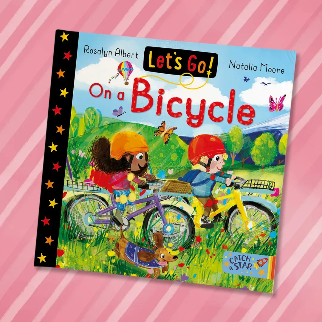 Join friends for an exciting bicycle ride this June! 🚲 ☀️ Let's Go! On a Bicycle written by Rosalyn Albert and illustrated by Natalia Moore. Pre-order now ➡️ buff.ly/3IlmGqj #summerreading #kidsbooks