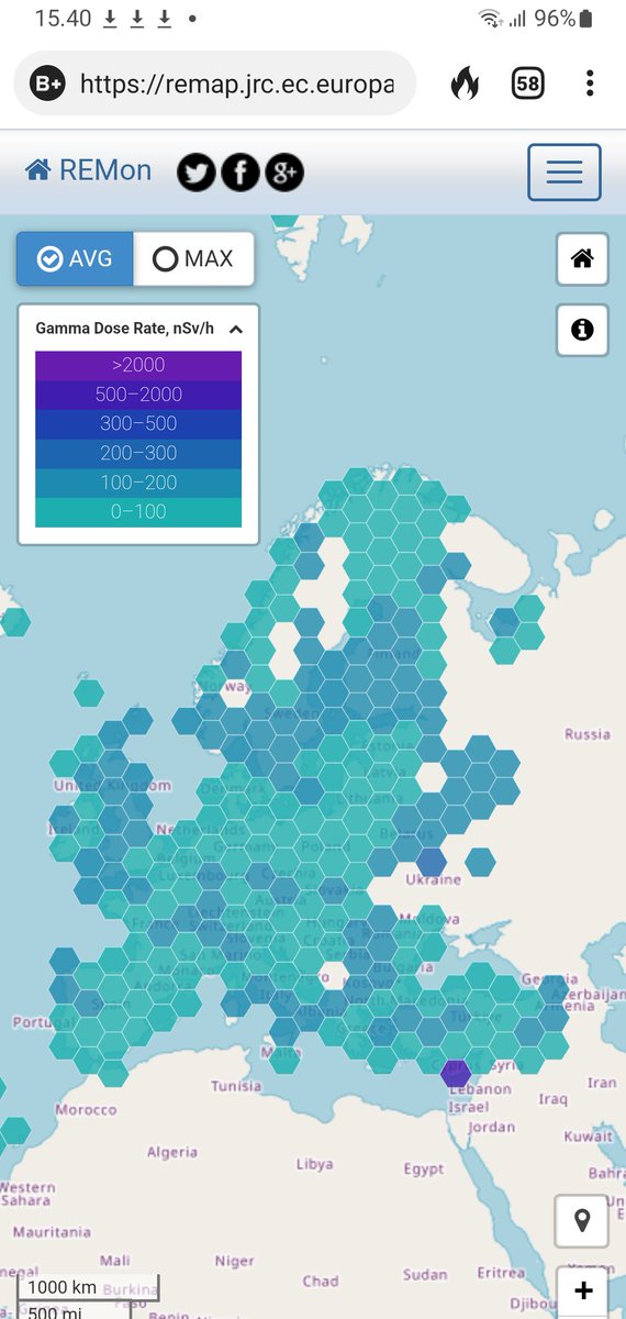 GraviolaDOTfi's tweet photo. The #Zionist #EU regime removed the functionality of the #EURDEP #Gamma #Dose Rates map and the measurement points in #Ukraine, only 2 remain.
- Let's let the #goyims die from #gammaradiation. #mRNA was way too slow.
https://t.co/WNmhtaby3c
1. Yesterday
2. Today https://t.co/fw53sDeVsR