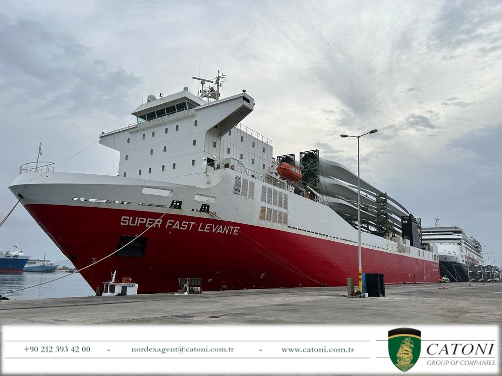CatoniGroup's tweet photo. Catoni Group and Noatum Maritime are leading maritime services companies, are pleased to jointly announce a new regular ro-ro service that is connecting Northern Europe with Turkey, for which they work as commercial representative of Nordex Maritime.
The service will be available on a monthly basis and will include fixed ports like Izmir, Bilbao, Cuxhaven and Rostock and on route “under inducement” additional port calls. This service provides shippers with a versatile ro-ro solution to ship their cargo between Turkey and Northern Europe quickly, reliable and cost-effectively. The service rotation is from 25 to 30 days.
#catonigroup #noatum #nordex #RORO #shippingline #lineragent #Ropax #rollonrolloff #rorocargo #roroship #roroshipping #carcarrier #vehiclecarrier #wheeledcargo #autocarrier #rollingcargoes #rollonrolloffship #shipping #maritime #logistics #breakbulk #partcargo #projectcargo #projectlogistics #projectshipment #outofgauge #oversizedcargo #oversizeload #rolltrailer #mafi
