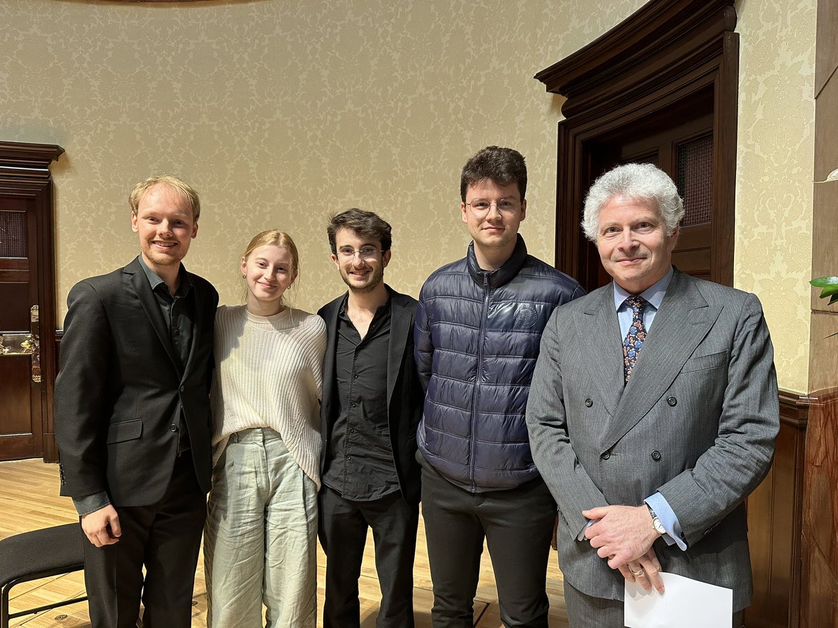 🎻  2023 CAVATINA String Quartet Competition 
We’re delighted to announce that the winner of the 2023 Cavatina Competition is the Fibonacci Quartet from <a href="/guildhallschool/">Guildhall School of Music & Drama</a>
