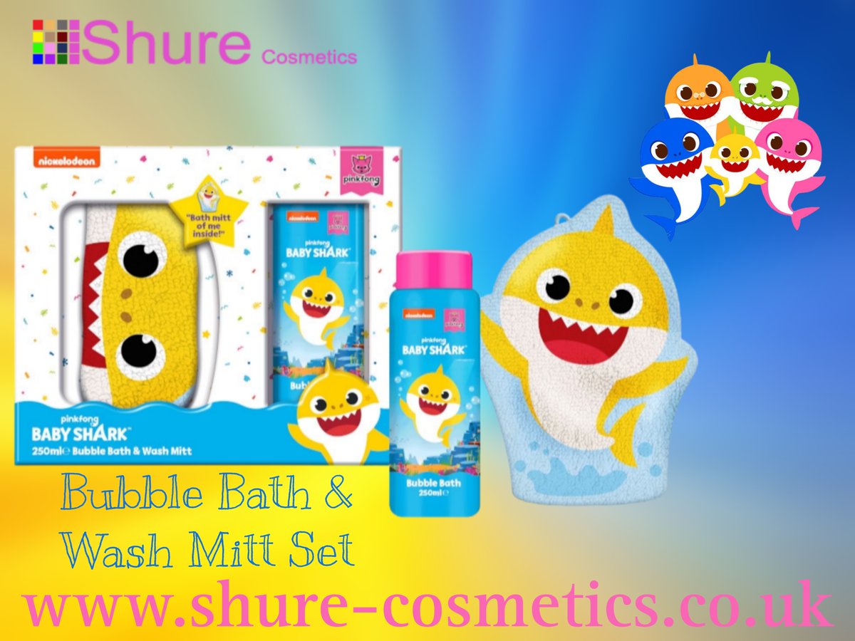 🎁New Arrival...🛀 Baby Shark Bubble Bath & Wash Mitt Set
For More on Our Website: shure-cosmetics.co.uk/baby-shark/
#babybathing #babybathtime #babybath #babybathtub #baby #bathtime #babybather #babybathroom #bathtimebaby #babybaths #babybathtoys #babybathessentials #babyshowergiftideas