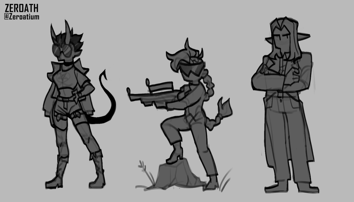 Making silhouette is kinda fun
#arttwt #art #study