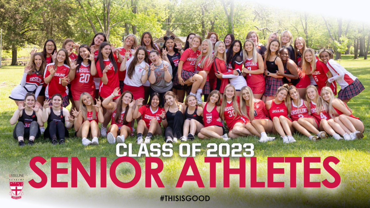 Congratulations to this week's Bear of the Week, the Senior Athletes. Tonight you graduate and move on to your future endeavors. We will miss you and always remember, This Is Good! #ursulineathletics #thisisgood