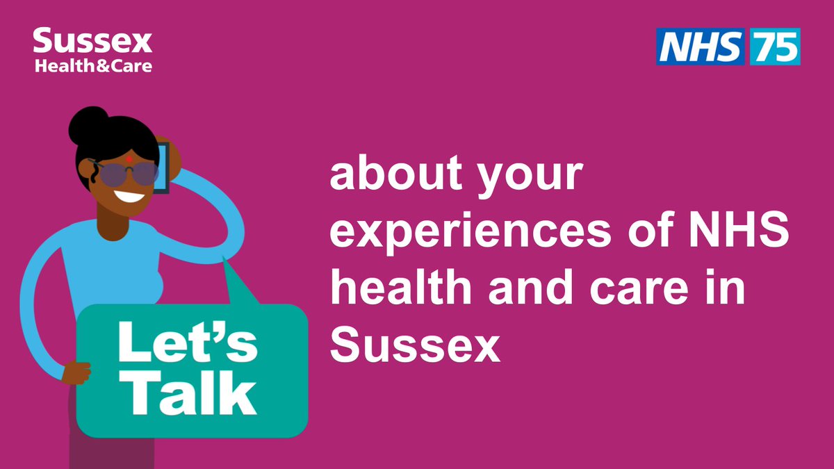 492 people in Sussex have had their say in our survey about health and care services. Can you help us get to 500 this weekend?

Share your experiences to help us imrpove services and for your chance to win a £25 voucher.

…ssexhealthandcare.uk.engagementhq.com/nhs-sussex-let…
