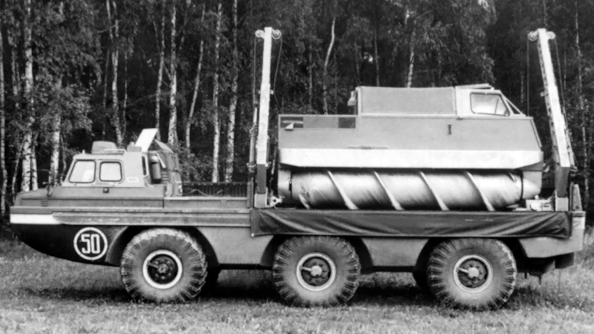Soviet Visuals on Twitter "ZIL 4906 "Blue Bird" amphibious vehicle