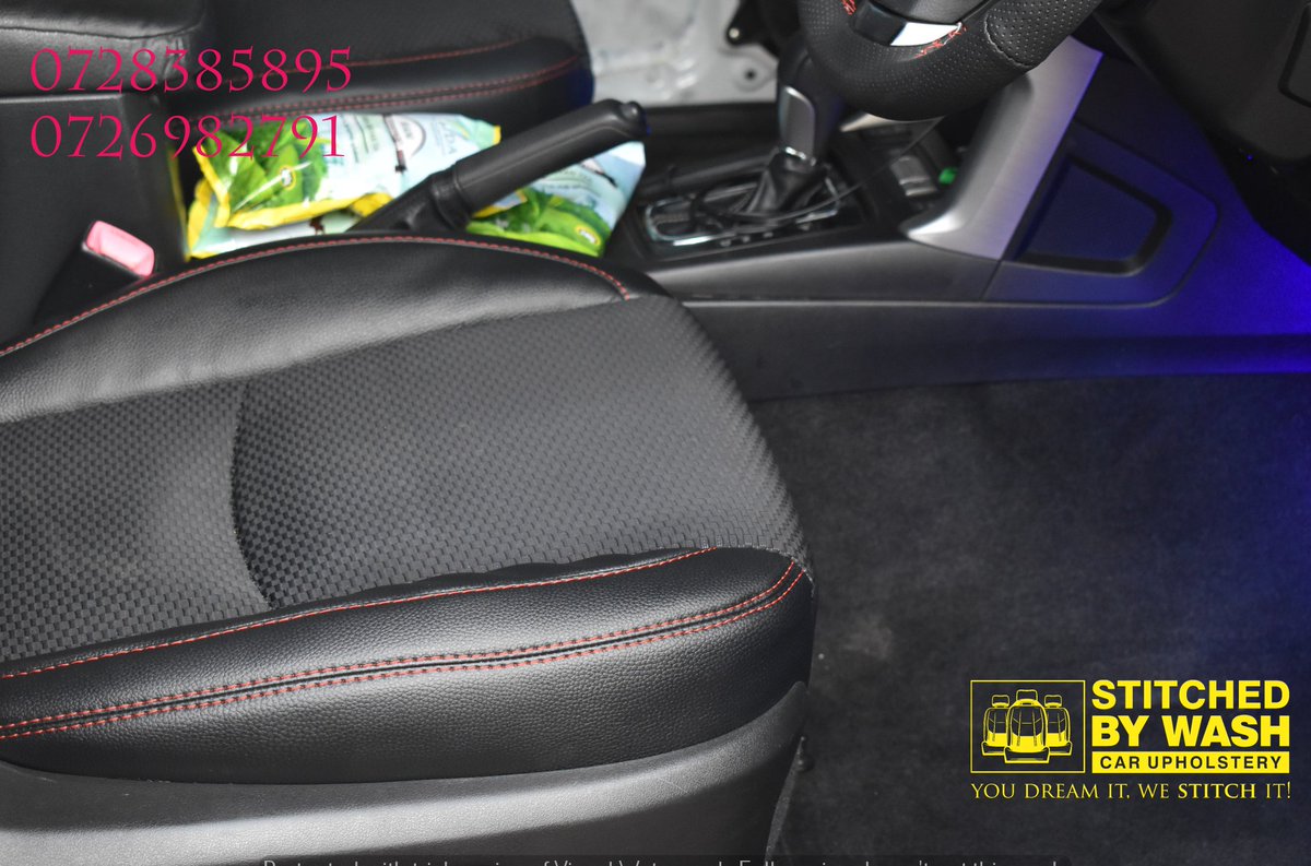 Fabric and leather combo, Subaru Forester just got a new stitched by wash look. Check out the running contrast red stitches 🪡

stitchedbywash.co.ke

Branches: Nairobi, Eldoret & Mombasa

#stitchedbywash
#carpimp
#leatherisbetter
#custominteriors
#subaruforester