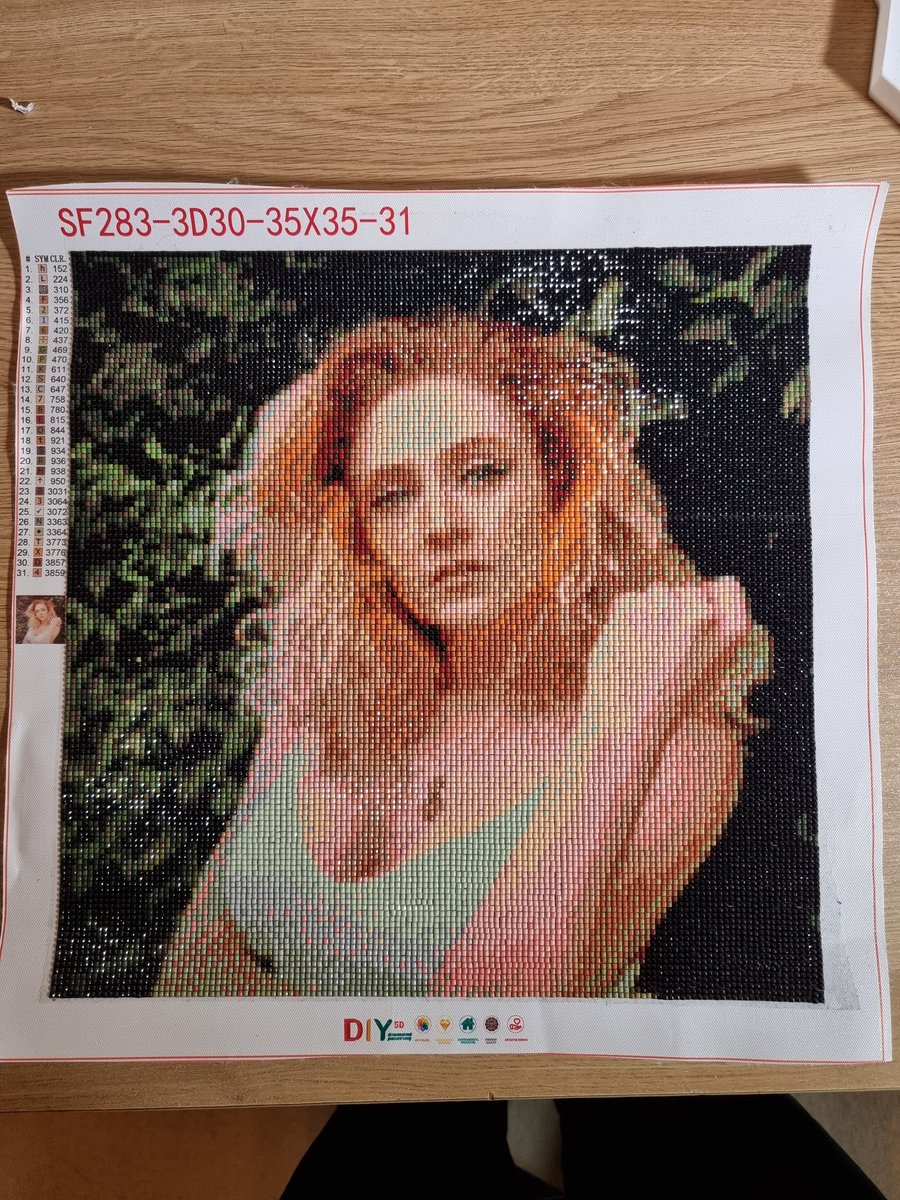 MJ2642's tweet photo. @JanetJealousy this is the finished diamond art of you https://t.co/eBcT6hM1nB