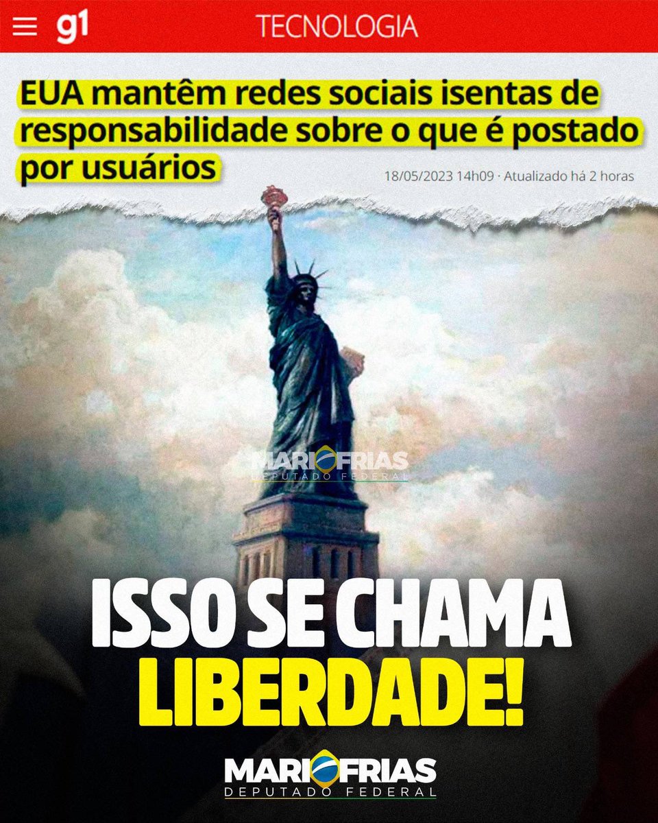 A Suprema Corte dos EUA está estabelecendo um notável exemplo de defesa da liberdade de expressão. É tão evidente que chega a ser surpreendente haver qualquer entendimento em contrário.

As plataformas de mídias sociais não devem ser responsabilizadas pelo conteúdo gerado por…