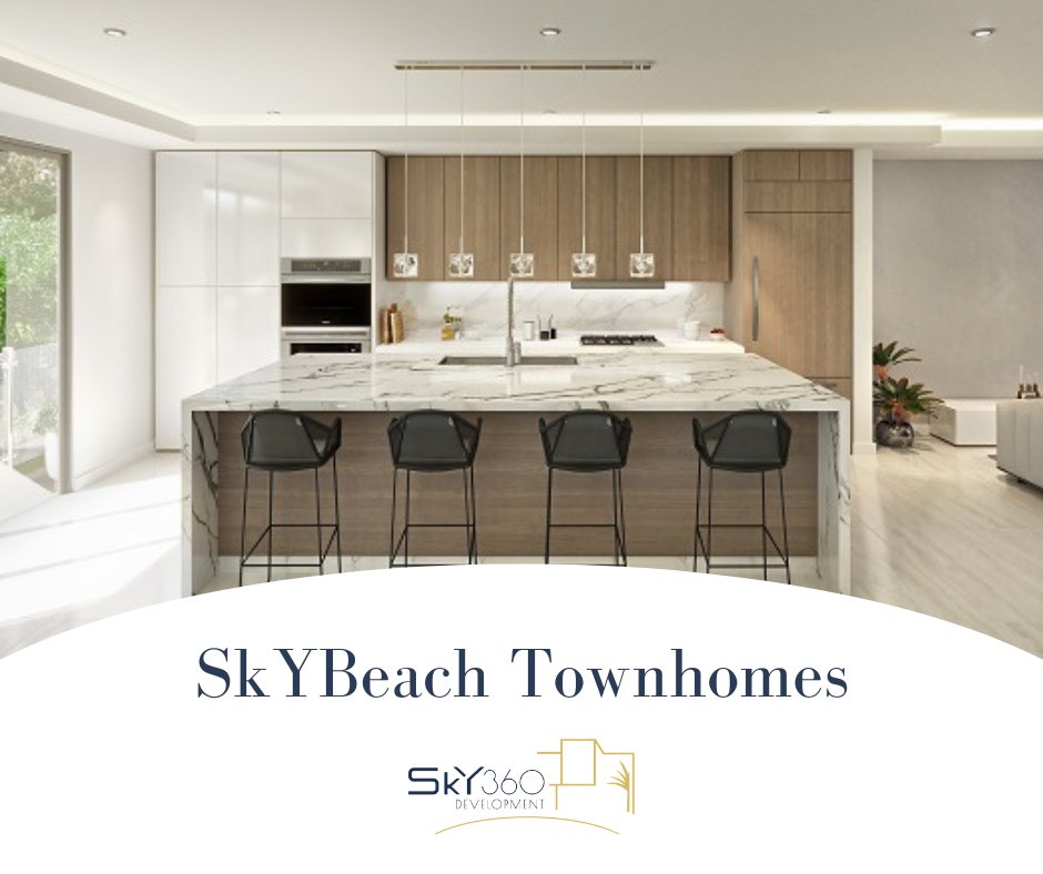 The SkY Beach #luxurytownhomes are two blocks from the #beach and feature rooftop terraces with full summer kitchens. ✨

Owners will enjoy a #gourmet #kitchen, a #luxury master suite, premium flooring and countertops, a private elevator, exclusive pool and spa access, and more.