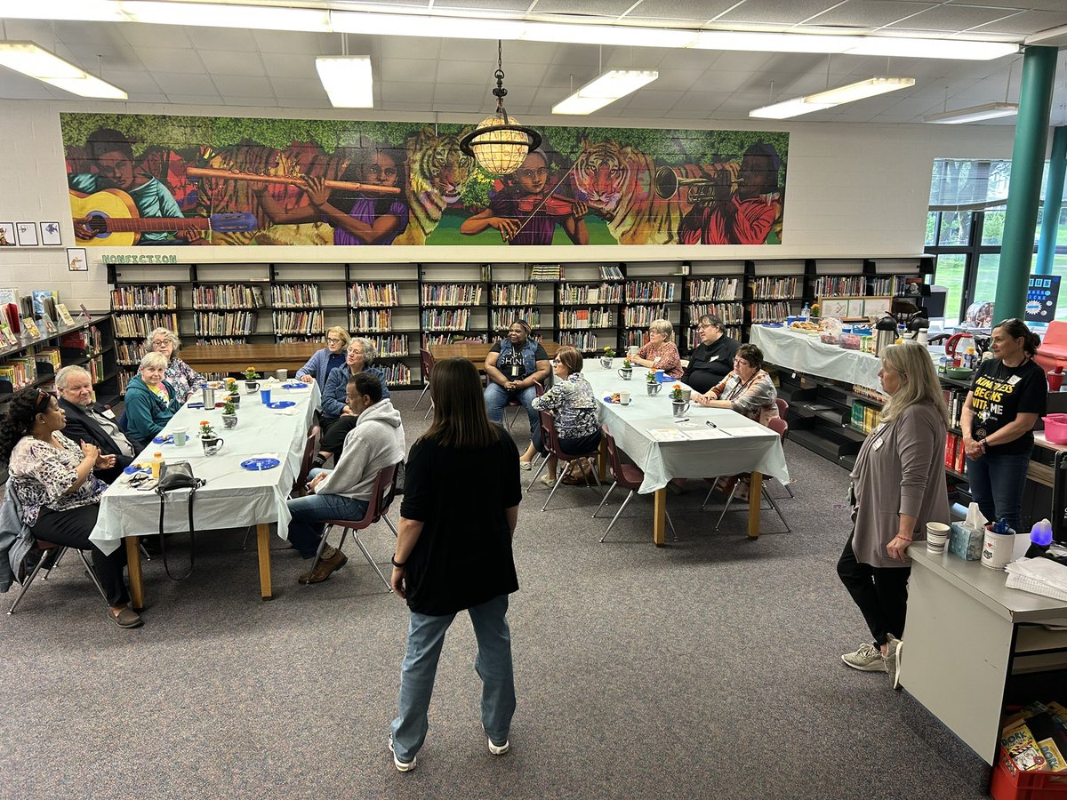 Celebrating our volunteers. Thank you for all you do for our staff and students.