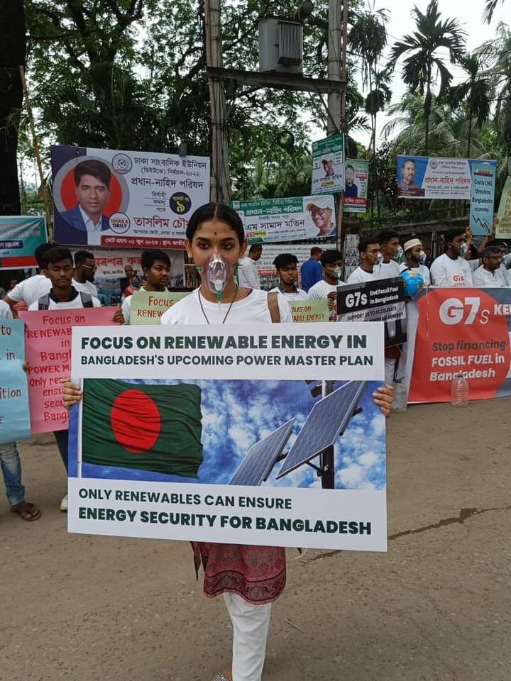 Dear world leaders, 
especially #G7sLeaders! We are requesting to you to STOP financing on #FossilFuels in #Bangladesh. Invest on #renewableenergies.

Let's make a healthy & #greenfuture for upcoming generation. #G7HiroshimaSummit 

@Fridays4future @YouthNet4CC @GretaThunberg