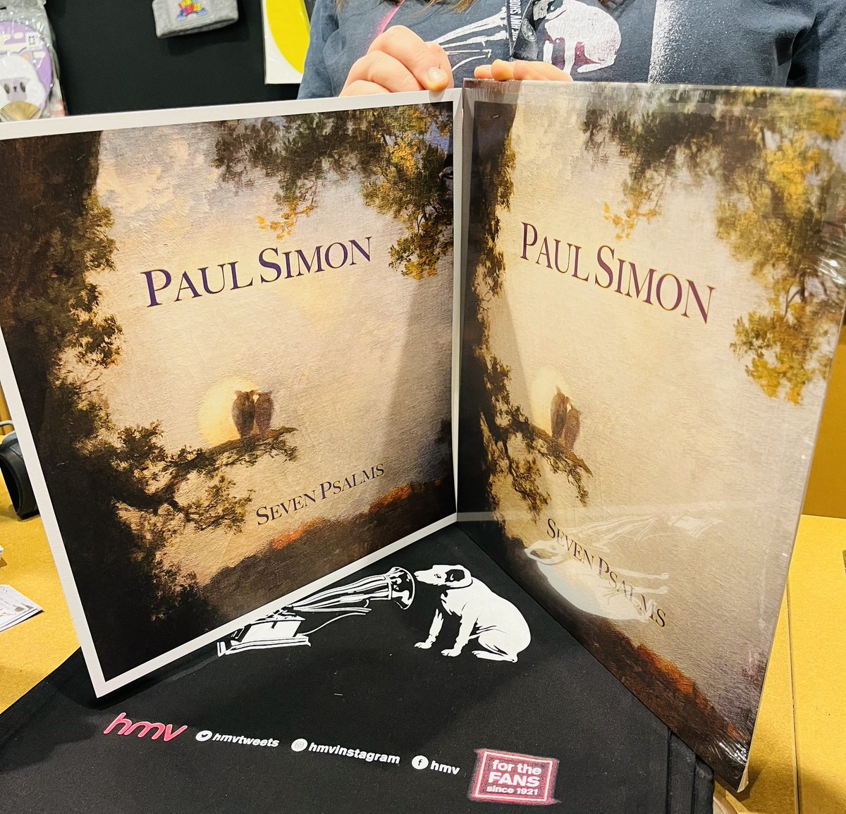 Free 12”x12” art print while stock lasts with the new @Paulsimonoffi1 album on either format of #SevenPsalms 
Out today.
.
#PaulSimon #NewReleaseFriday #NewAlbum #SimonAndGarfunkel #V inyl