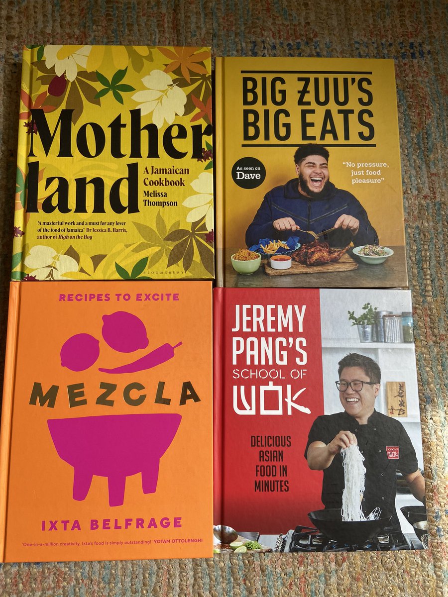 Really excited for our new course @HMPBristol next week “Cooking from my culture” I’m taking a few books with me to inspire the men when they create their dishes! We will be talking about different cultures & backgrounds