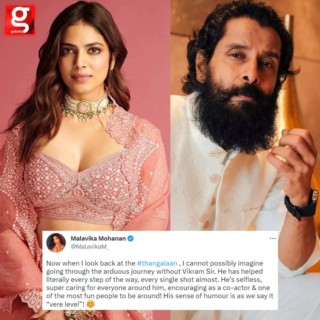 Chiyaan Vikram's sense of humour is 'vere level'! -
@MalavikaM_

@chiyaan @beemji #MalavikaMohanan #Thangalaan #ChiyaanVikram #PaRanjith #Vikram #AskMalavika