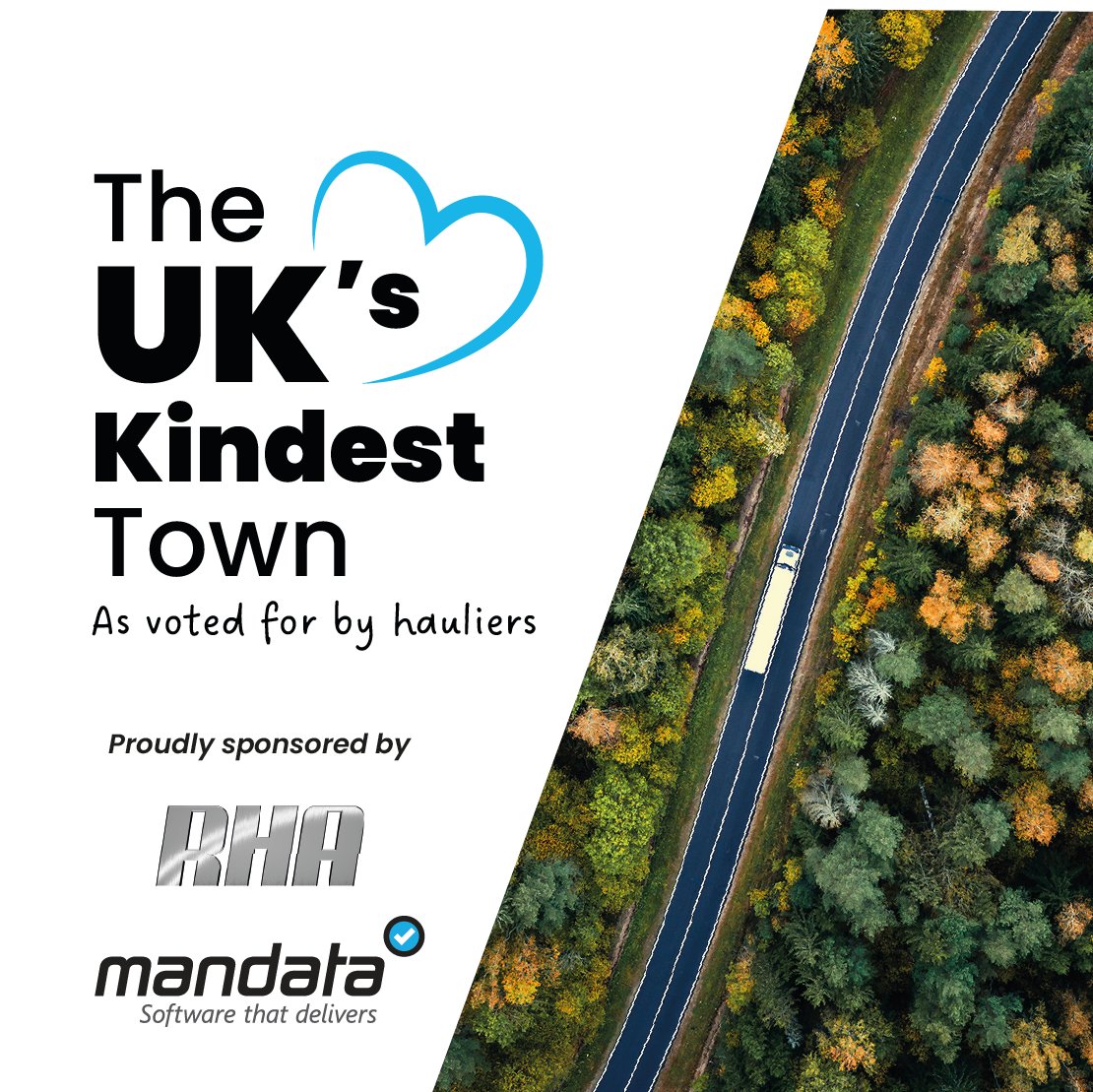backhousejones's tweet photo. We’re pleased to announce our sponsorship of ‘The UK’s Kindest Town’ campaign, supporting Mandata and the RHA in promoting greater acts of kindness for our HGV driver’s, on and off the road. https://t.co/FKcEbJsREh #KindGiants #KindestTown #HaulierHeroes https://t.co/3JNYWEopzt