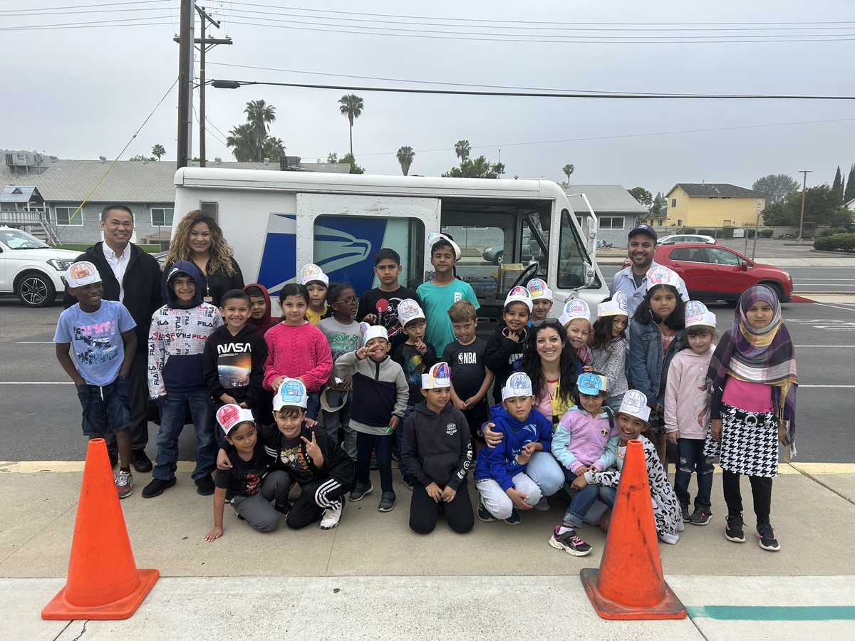 Joanna Moore (@mrs_jmoore21) on Twitter photo We were visited by El Cajon postal service yesterday. After learning about mail carriers the kids loved meeting them and had a ton of great questions for them. <a href="/MeridianCVUSD/">Meridian Elementary</a> <a href="/CVWorldofWork/">World of Work™️</a> #firstgradeteam We were visited by El Cajon postal service yesterday. After learning about mail carriers the kids loved meeting them and had a ton of great questions for them. <a href="/MeridianCVUSD/">Meridian Elementary</a> <a href="/CVWorldofWork/">World of Work™️</a> #firstgradeteam