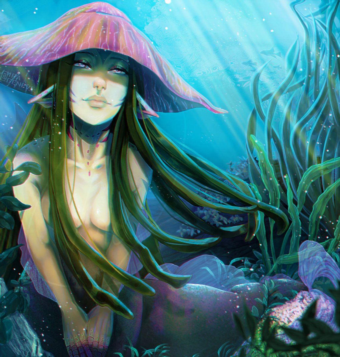 IraGeneve's tweet photo. #Mermay2023 Mushroom 🍄🌞 https://t.co/mItzJlsCkr
