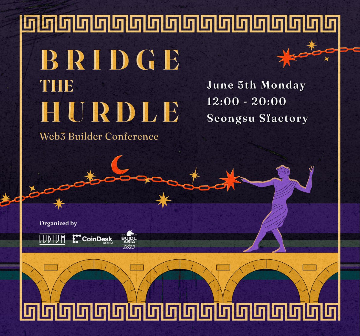 ludium_official's tweet photo. BUIDL ASIA OFFICIAL SIDE EVENT

[2023 Bridge The Hurdle🌉] - Web3 Builders Conference & Festival

웹3 대중화를 이끄는 빌더들의 멀티 컨퍼런스 & 페스티벌!!!
https://t.co/iRnhBfEtkZ