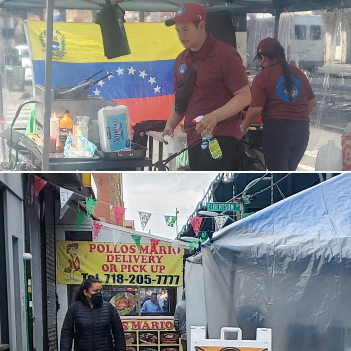 MakeQueensSafer's tweet photo. @OpenPlans @NYC_DOT @NYCCouncil Oh boy- but will @NYC_DOT @NYCSanitation @NYCSmallBizSvcs @QueensEDC monitor these shacks with gasoline cans that set up in front of #Openrestaurants but have no rules to follow? Or is this just in #POC #PoorPeople neighborhoods that @NYCCouncil rules don't apply? https://t.co/FnrZMHis2N