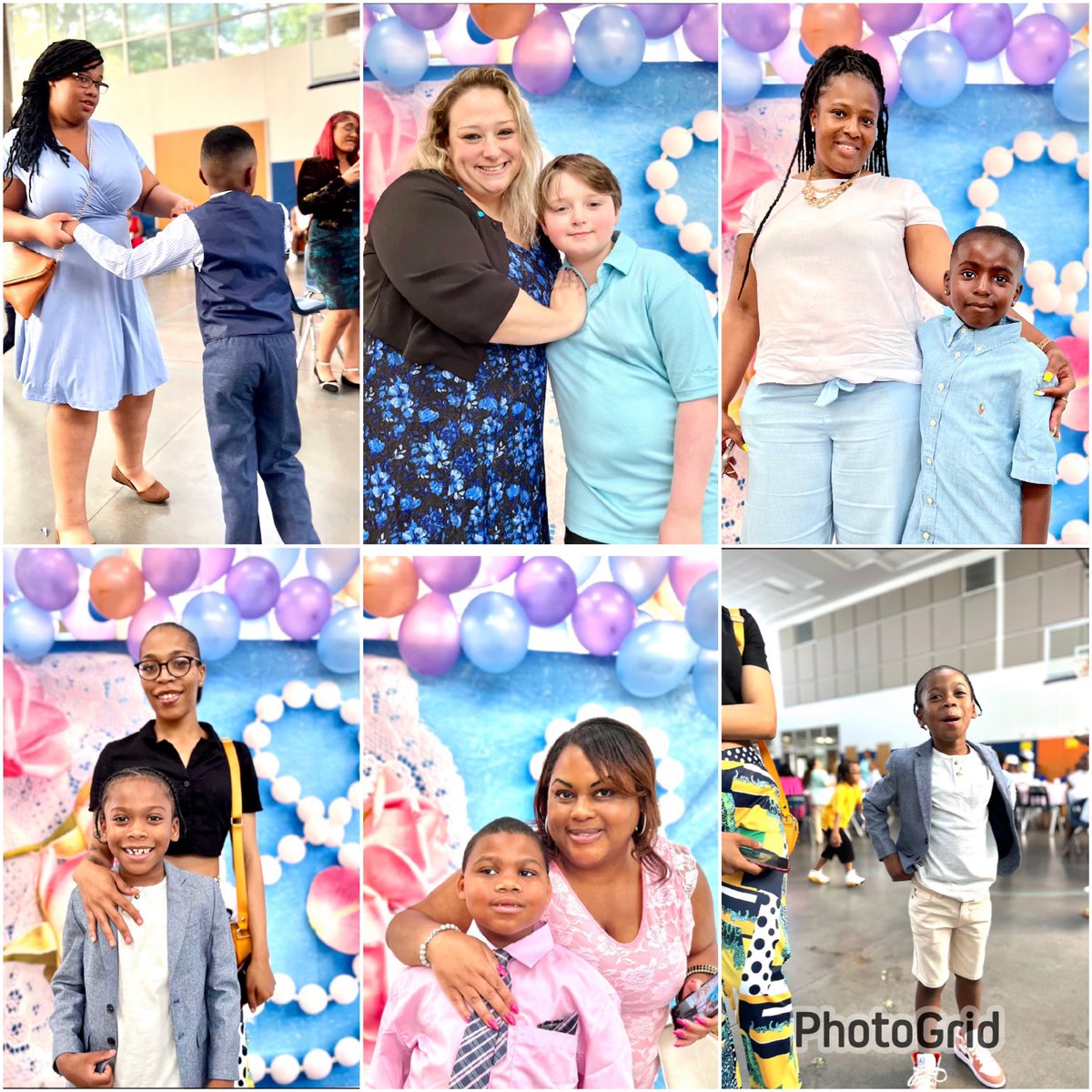 More pictures from our Mother-Son “Pastels in Paris” Dance on Wednesday night!! Enjoy!! #EagleNation #ppsStrong #CrES #PPS #MotherSon #MothersDay 💛💙🦅 @JolleyLa @PortsVASchools